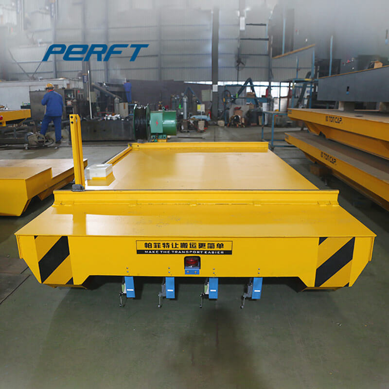 electric flat cart factory 90t-Perfect Electric Transfer Trolley